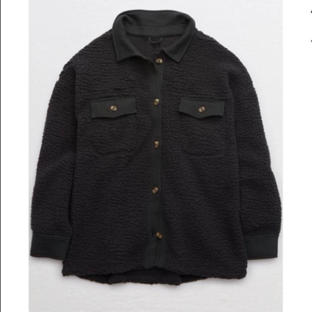 Sherpa shacket